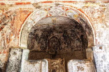 Soganli 'deki Keslik Mağara Manastırı, Kapadokya, Türkiye