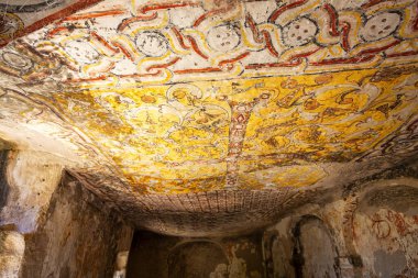 Soganli 'deki Keslik Mağara Manastırı, Kapadokya, Türkiye