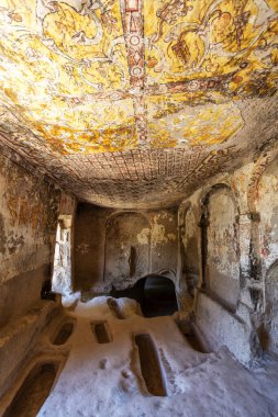 Soganli 'deki Keslik Mağara Manastırı, Kapadokya, Türkiye