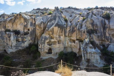 Goreme, Cappadocia, Türkiye 'deki ünlü açık hava müzesi.
