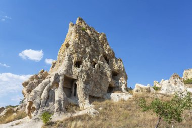 Goreme, Cappadocia, Türkiye 'deki ünlü açık hava müzesi.