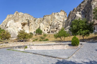 Goreme, Cappadocia, Türkiye 'deki ünlü açık hava müzesi.