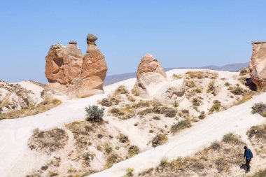 DEVRENT VALLEY, TURKEY 2023 Ağustos, Devrent Valley. Kapadokya 'daki Hayal Vadisi, Türkiye