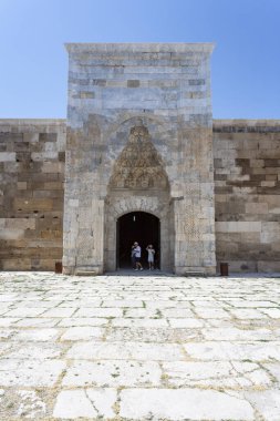 Orta Anadolu 'daki ünlü Sultanhani Caravanserai.