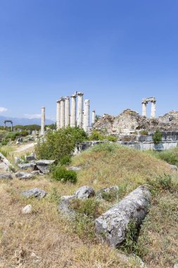 Aphrodisias is a Greco-Hellenistic city of Caria, in the Meander Valley, in Turkey clipart