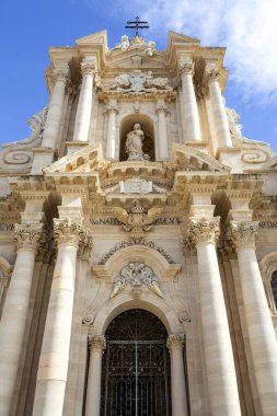 Kutsanmış Bakire Meryem 'in Doğuşu Katedrali' nin güzel manzarası.
