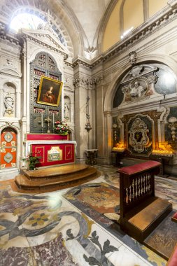 SYRACUSE, SICILY 2023 Kasım 04: Kutsanmış Bakire Meryem 'in Doğuşu Başkent Katedrali' nin güzel manzarası