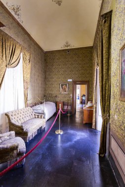 RAGUSA, SICILY 2023 5 Kasım: Sicilya 'nın Ragusa ilindeki Donnafugata Şatosu' nu ziyaret edin