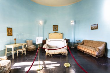 RAGUSA, SICILY 2023 5 Kasım: Sicilya 'nın Ragusa ilindeki Donnafugata Şatosu' nu ziyaret edin