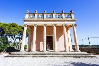 RAGUSA, SICILY 2023 November 5: Visit the beautiful exterior of Donnafugata Castle, Ragusa, Sicily clipart