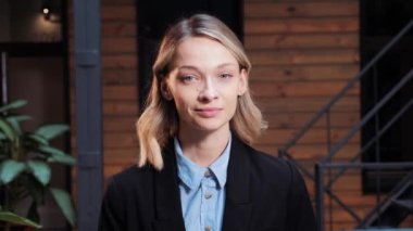 Focused confident young business woman in formal outfit looking to camera, posing for headshot, business portrait, successful people, businesswoman manager, professional financial advisor, leader