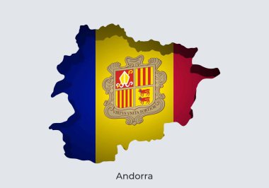 Ulusal bayrak çiziminin kağıt kesimi haritası. Çizikler ve 