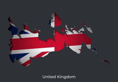 Ulusal bayrak çiziminin kağıt kesimi haritası. Çizikler ve 