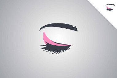 Kozmetik ve kişisel bakım endüstrisiyle ilgili işler için mükemmel bir logo. İzole edilmiş arkaplan.