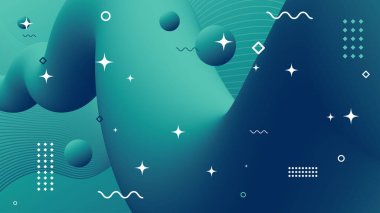 Mavi renk paletinin soyut arkaplanı. Akıcı element trend tasarımı. Dergi, broşür, ilan panosu, satış, afiş, broşür, geçmiş. Eps 10