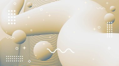 Krem rengi paletinin soyut arkaplanı. Akıcı element trend tasarımı. Dergi, broşür, ilan panosu, satış, afiş, broşür, geçmiş. Eps 10