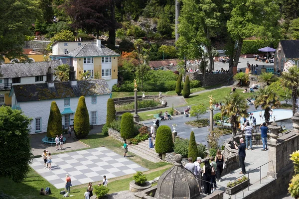 Portmeiron Minffordd Penryndeudraes Gwynedd Wales May View Architecture Portmeirion Wales — ストック写真