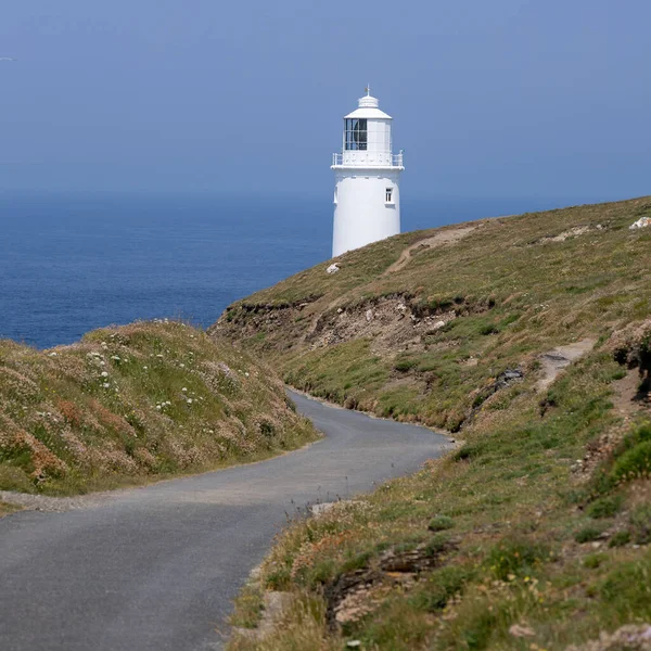 Trevose Head Cornwall Storbritannien Juni Utsikt Över Fyren Vid Trevose — Stockfoto