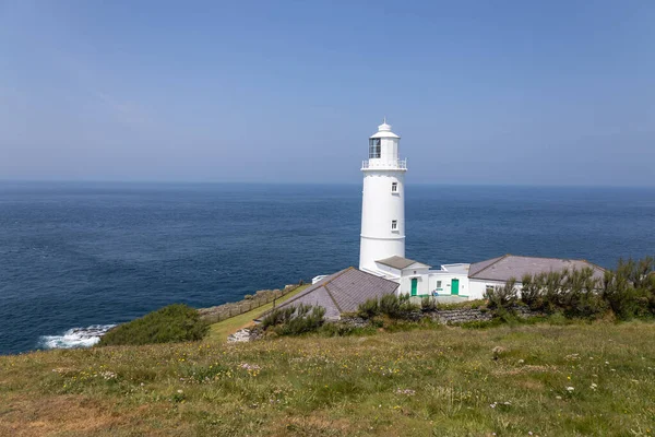 Trevose Head Cornwall Storbritannien Juni Utsikt Över Fyren Vid Trevose — Stockfoto
