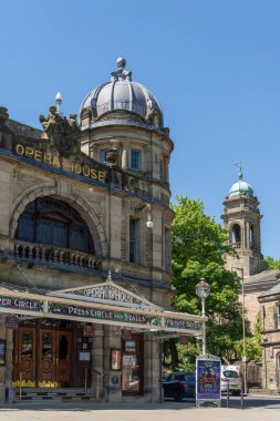 BUXTON, DERBYSHIRE, İngiltere, 19 Mayıs. 19 Mayıs 2024 'te Buxton, Derbyshire' daki Opera Evi 'nin görüntüsü