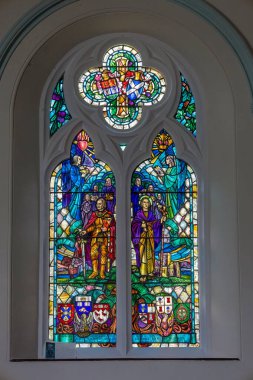 KENMORE PERTHSHIRE, SCOTLAND, İngiltere, 27 Mayıs. 27 Mayıs 2024 'te İskoçya' daki Kenmore Kirk 'ün iç görüntüsü