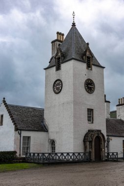 PITLOCHRY, PERTHSHIRE, SCOTLAND, UK, MAY 28. View of Blair Atholl Castle near Pitchlochry in Scotland on May 28, 2024 clipart