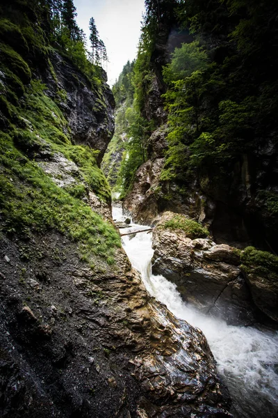 Liechtenstein Gorge Particularly Narrow Gorge Walls 300M High — Stock Photo, Image