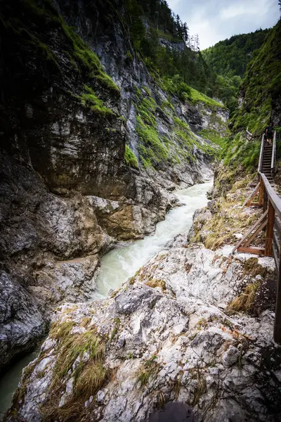 Bautiful Lammerklamm Gorge Salzburg Region Austria — Stock Photo, Image