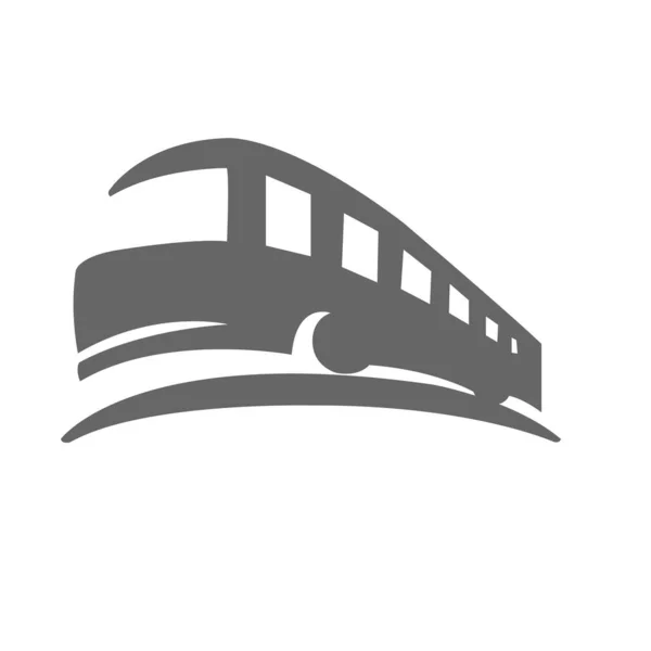 Bussresor Äventyrsmall Vektor Svart Skylt Travel Bus Logo Eps — Stock vektor