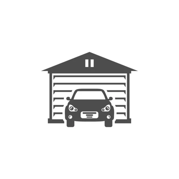 Garaj Sembolü Koleksiyonu Basit Garaj Konsepti Mobilede Kullanılabilir Eps — Stok Vektör