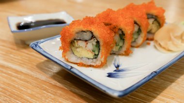 California maki, Japon dürümleri veya pirinç ruloları veya maki