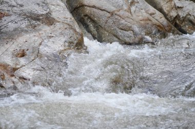 Şelale, kaya ya da şelale arka planı ya da nehir arkaplanı