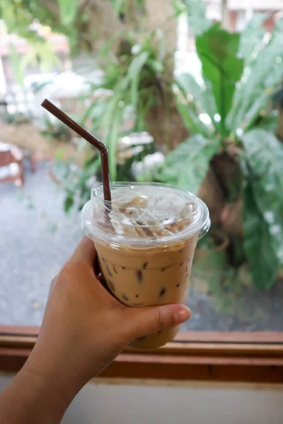 Coffee Iced Coffee Iced Cappuccino Coffee Serve — стоковое фото