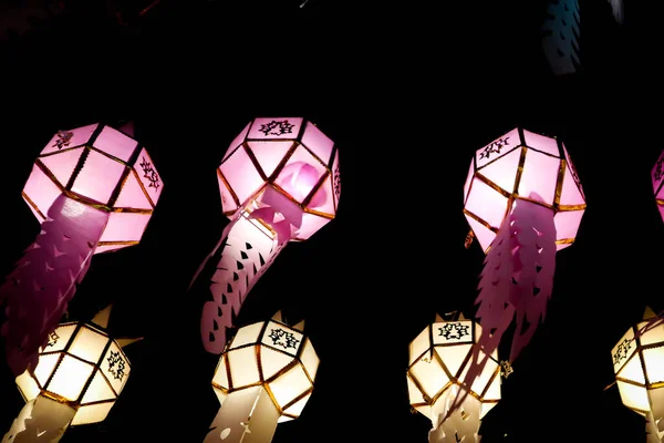 Linterna Tailandesa Luz Tailandesa Lámpara Tailandesa Festival Tailandia Festival Luz — Foto de Stock