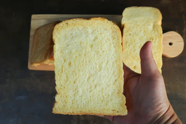 Brood Pompoenbrood Brood Uitgesneden Brood — Stockfoto