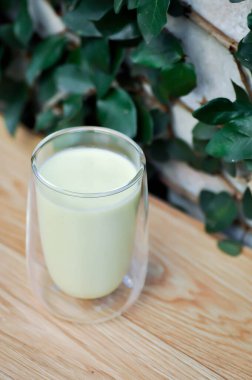 avokado smoothie ya da karıştırılmış avokado, avokado yoğurdu ya da avokado sütü.