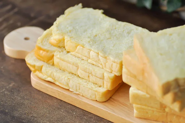 Brood Pompoenbrood Brood Dan Wel Gesneden Brood Dan Wel Gesneden — Stockfoto