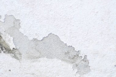 Beton duvar veya beyaz duvar, beyaz arkaplan veya beyaz duvar kağıdı veya beyaz çit veya kırık duvar