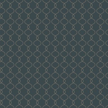 Japandi Seamless Pattern with Minimalist Geometric Line Design in Dark Teal and Beige Colors Perfect for Wallpaper Textile Fabric and Digital Use Vector Design. A Japandi-inspired seamless pattern clipart