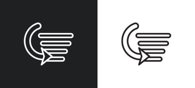 Gülümseme ana hatları beyaz ve siyah renklerde. Web, mobil uygulamalar ve ui için kullanıcı arayüzü koleksiyonundan gülümseme yassı vektör simgesi.