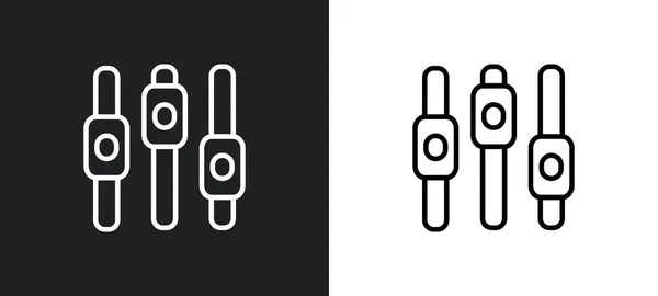 stock vector box plot chart interface outline icon in white and black colors. box plot chart interface flat vector icon from user interface collection for web, mobile apps and ui.