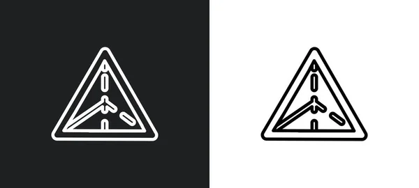 Icona Contorno Piramidale Triangolare Nei Colori Bianco Nero Piramide Triangolare — Vettoriale Stock