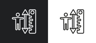 Beyaz ve siyah renkli taslak simgesi indiriliyor. Web, mobil uygulamalar ve ui için kullanıcı arayüzü koleksiyonundan düz vektör simgesi indiriliyor.