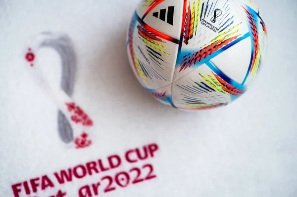 Париж Франция Октября 2022 Кубок Мира Фифе 2022 Катаре Официальный — стоковое фото