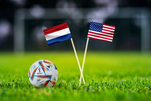 Qatar Doha November 2022 Netherlands United States America Eight Final — Stock Photo, Image