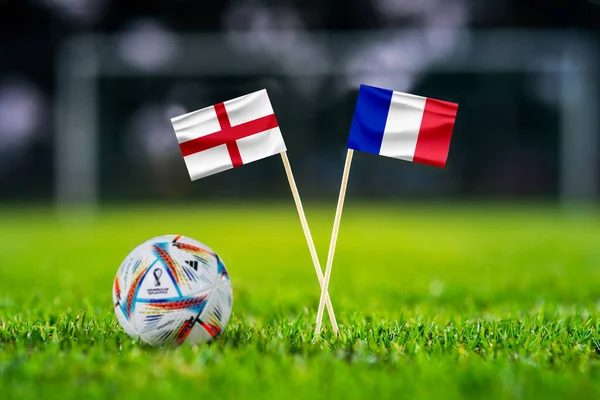 Qatar Doha December 2022 England Frankrike Kvartfinale Fotballkamp Runde Fifa – stockfoto