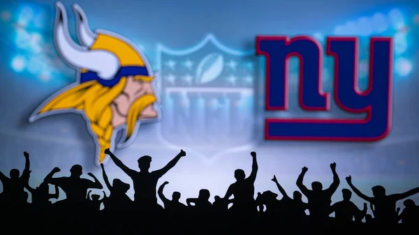 Minnesota Usa January 2023 New York Giants Minnesota Vikings Nfl — Stock Photo, Image