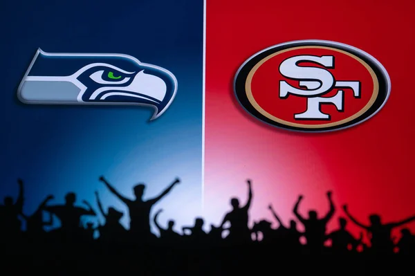 San Francisco Usa January 2023 Seattle Seahawks San Francisco 49Ers — Foto de Stock