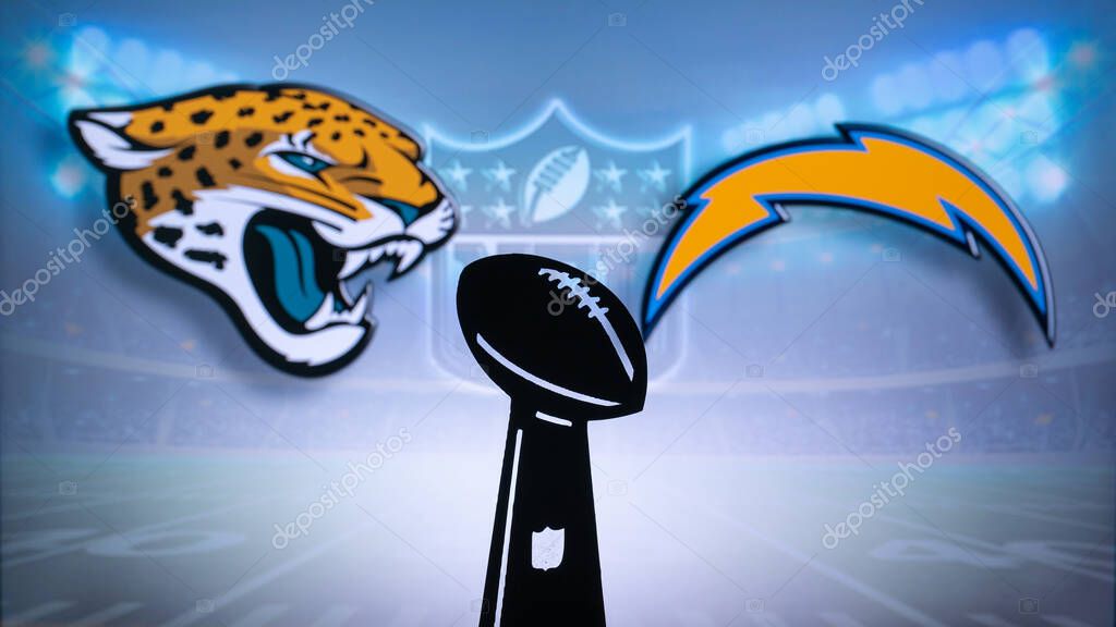 Jacksonville Usa January 2023 Los Angeles Chargers Jacksonville