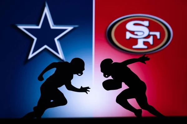 San Francisco Usa January 2023 Dallas Cowboys San Francisco 49Ers — Zdjęcie stockowe